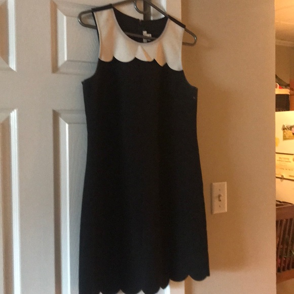 J. Crew Dresses & Skirts - Black and white jcrew scalloped dress